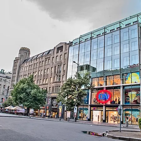 Wenceslas Square Terraces Apartamento