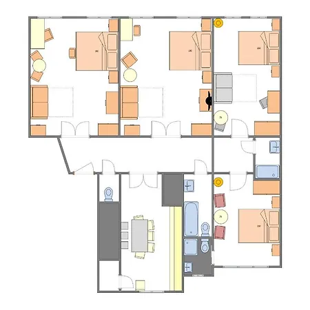 Apartment 4 Bedrooms 130m2 At The Main Square *