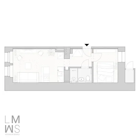 Apartment Limewash In Vrsovice District Prague