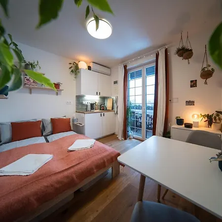 Apartmán Maly Utulny Byt S Balkonem A Projektorem *