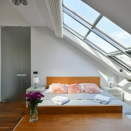 Luxury Penthouse With Sauna, Terrace, 250m2, 5bdrm, 3bthrm Apartment Prague