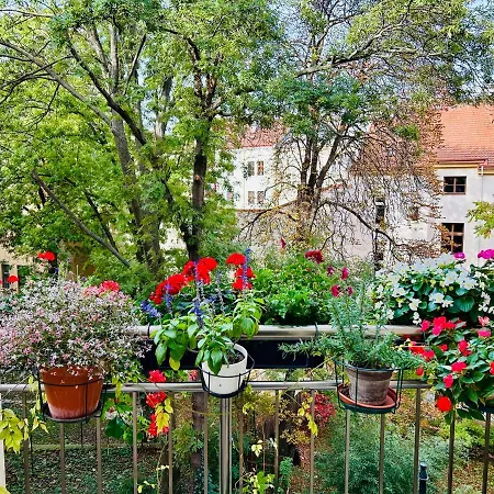 Balcony & King Size Bed Apartmán Praha