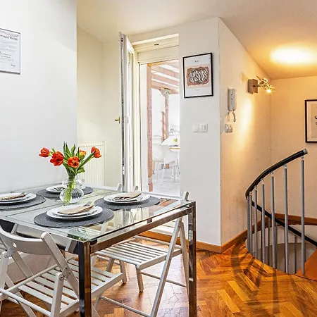 Modern Attic With Terrace - Machova Apartment *