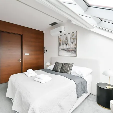 Presidential Penthouse, 303m2, Jacuzzi On Terrace, Sauna, 6bdrm, 4bthrm, Ac, Lift Apartment Prague