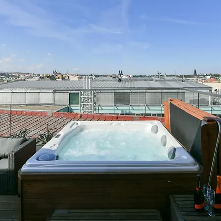 Presidential Penthouse, 303m2, Jacuzzi On Terrace, Sauna, 6bdrm, 4bthrm, Ac, Lift