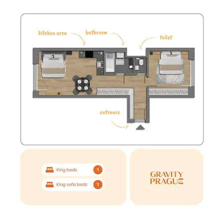 Appartement Stylish - Free Parking, Cinema, By Gravity *