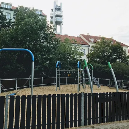 Modern Futuristic / Zizkov Tv Tower + Metro Station Apartment *