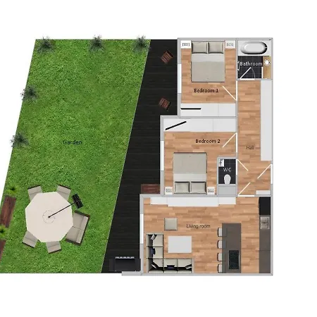 Krejcarek Garden Apartment *