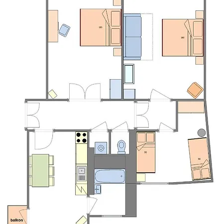 For Celebrations Spacious 3bdr With Balcony Apartment Prague