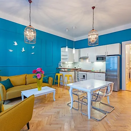 Colorful Wenceslas Square Apartment