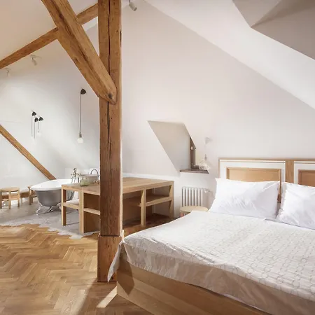 At The Golden Scissors Hotel Prague