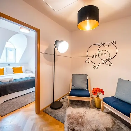 Klimentska Cartoon Apartment Prague