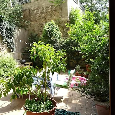 Apartment Garden On Art Nouveau Street In *