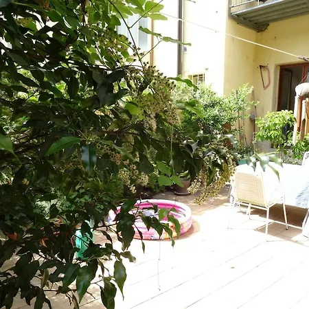 Garden On Art Nouveau Street In Apartment *