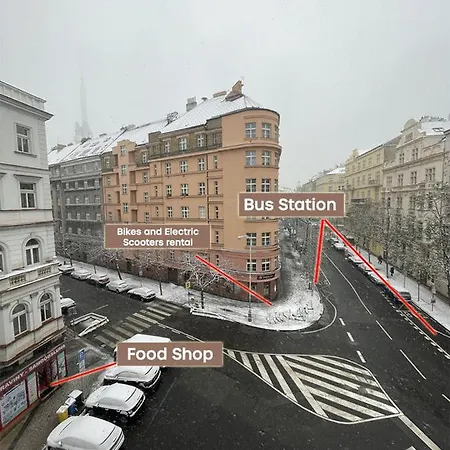 Luxury Beautiful Spacious In Perfect Location Apartment Prague