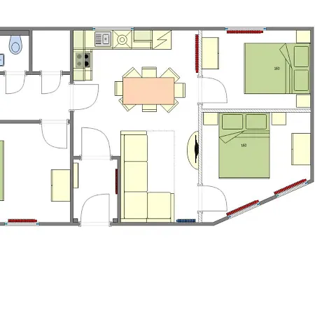 National Museum 3bdr Golden Stork Spot Apartment