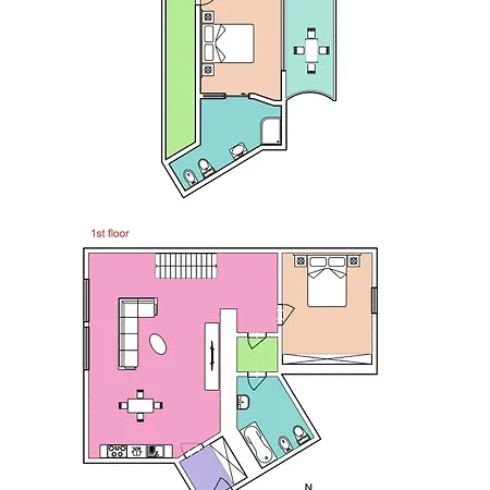 Lavish And Chic Duplex Apartment *