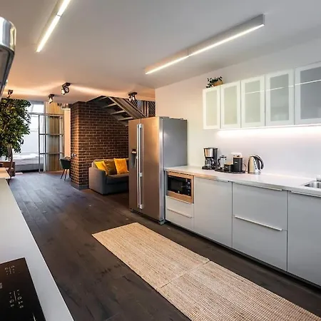 5br+2bath Old Town Loft Luxe Brickhouse, A/c Apartment Prague