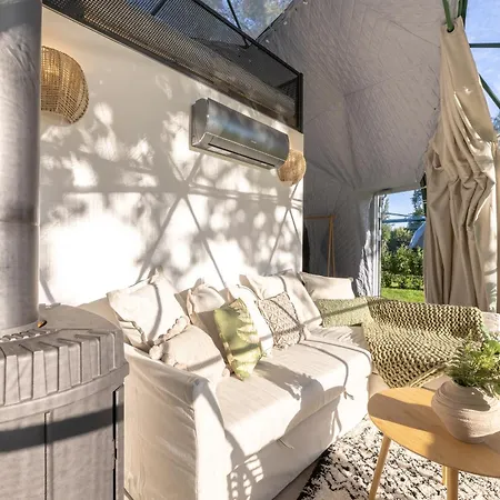 Glamping Escape To The Stars Under Skyline Luxe tent Praag