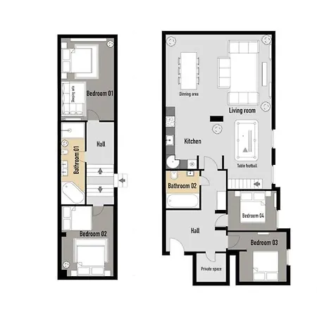 Apartment Ac Luxury Loft Friends & Family Edition Prague
