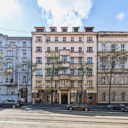 Center Wenceslas Square Old Town Prague
