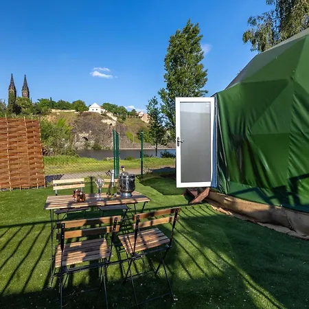 Glamping Escape To The Stars Under Skyline Luxe tent Praag