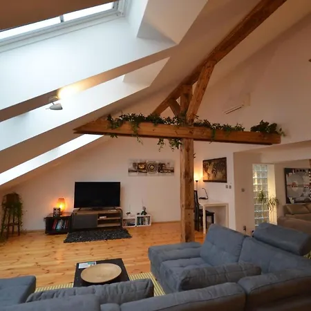 Apartment Dachgeschosswohnung Josefov Fuer 8 Personen In