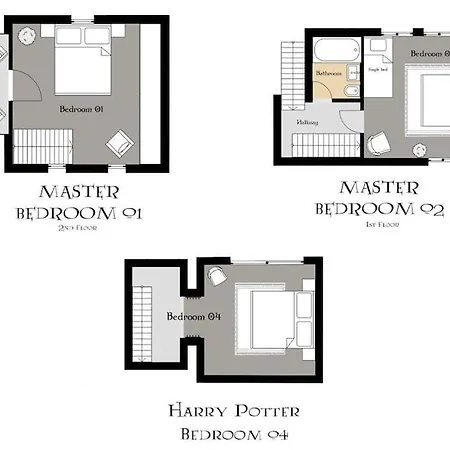 4br & 2,5bath Harry Potter Old Town And Great Patio