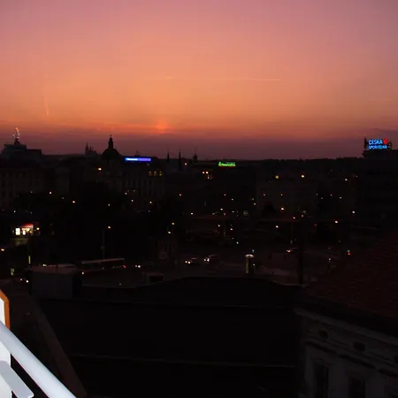 Terrace Studio Prague Center Apartment