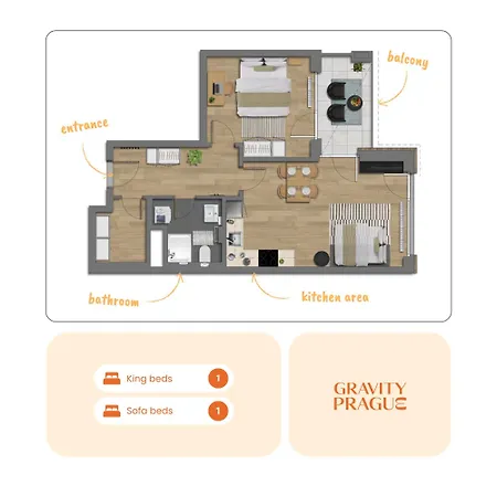 Apartment Design - Balcony, Free Parking, Yoga, 10 Mins To Center, By Gravity *