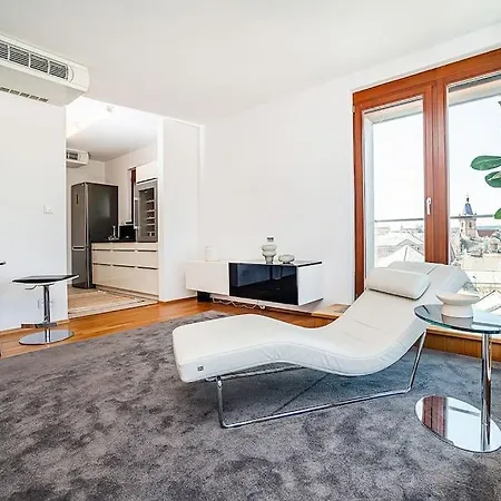 Apartment Shiny Rooftop With Free Garage