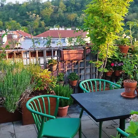 Guestrooms, Rooftop With Garden, Spacious Living Room, Character And Fireplace * Praag