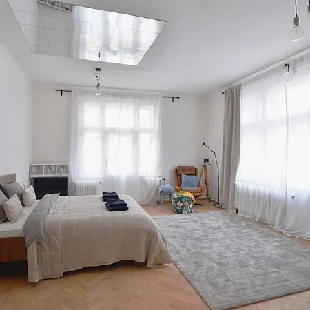 Airy & Bright Flat In Dejvice By Castle