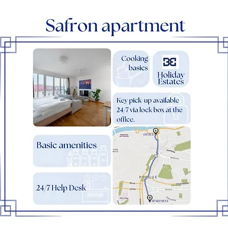 Sunny Safron Apartment Prague