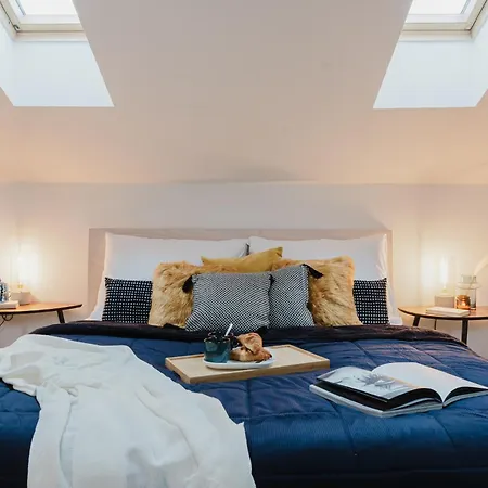 Days - Attic Loft - Work Space - Private Parking Apartment Prague