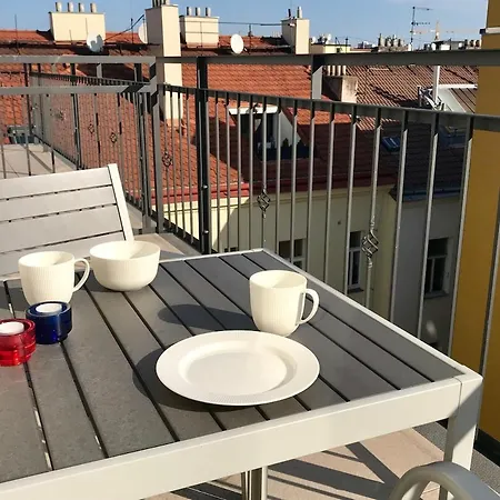 With A Terrace And Ac In The Center * Prague