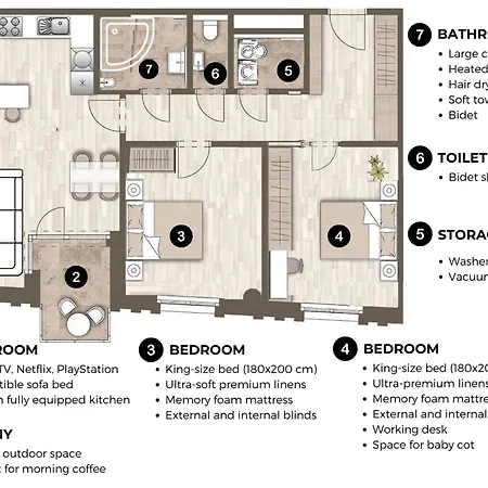 Luxury Sunny - Garage Parking, Metro, Balcony, Ps5 With Games Apartment
