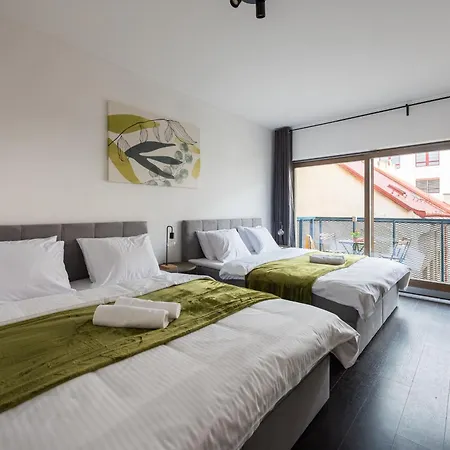 Apartment Deluxe With Balcony Near Center