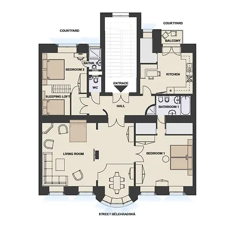 Baroque Grand Xxl - Center - 160 M2 * 프라하