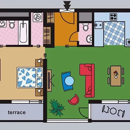 Quadrio Apartment *