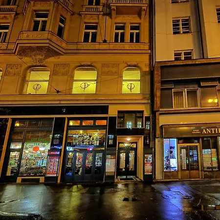 At Cafe Louvre Praga