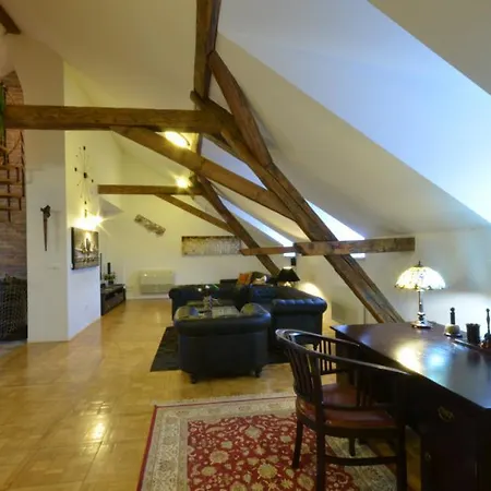 Apartment Attic Hastalska Prague