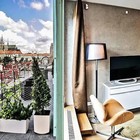 Wenceslas Square Terraces Apartment