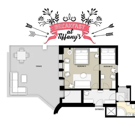 Apartment A/c + Terrace Breakfast At Tiffany's Prague