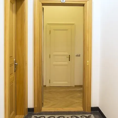 Modern Vsehrdova Apartment *