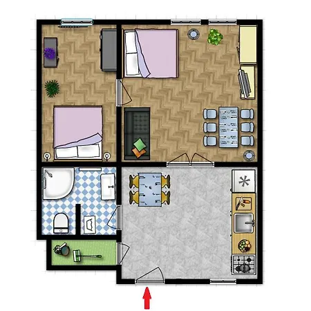 Apartmán Modern Krakovska *