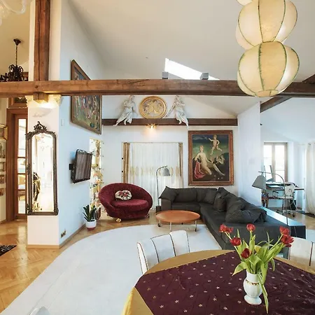 Unique Luxury Loft With Terrace In Old Town Apartment