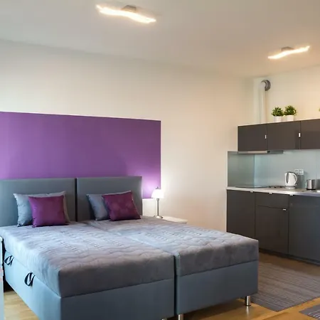 In Residential Tower - Parking Apartment Prague