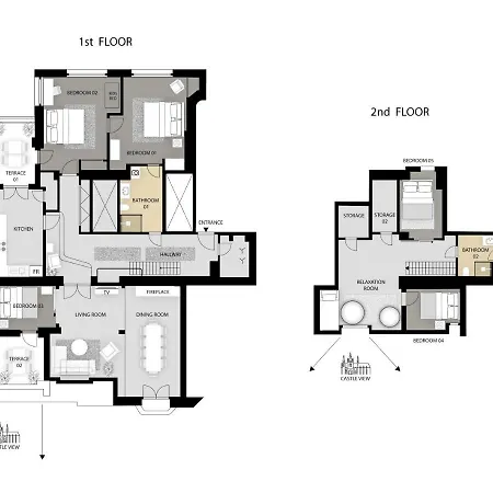 Apartment 5br 2bath Masarykovo Nabrezi *