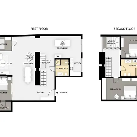 Apartment 5br+2bath Old Town Industrial Penthouse, A/c *